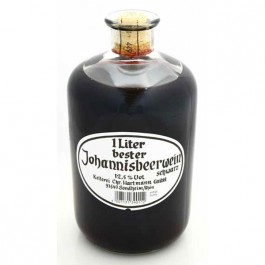 Johannisbeerwein (schwarz) 1l, Kelterei Hartmann