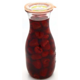 Himbeeren in Rotwein 500g, Hofladen Austermann