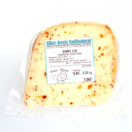 Scharfe Else Schnittkäse mit Paprika und Chili ganz 1 Stück ca. 600g, Käse Deele
