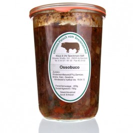 Ossobuco Rinderbeinfleisch 700g, Speckmann-Hof