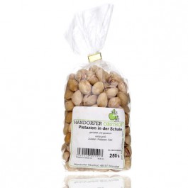 Pistazien in der Schale geröstet und gesalzen 250g, Handorfer Obsthof