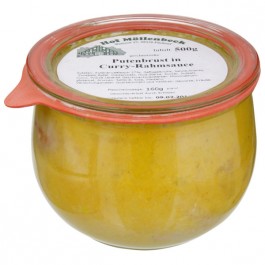 Putenbrust in Curry-Rahmsauce 500g, Hof Möllenbeck
