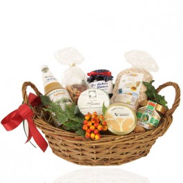 süßer Frühstückskorb