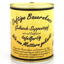 Gulasch-Supppentopf 800ml, Tepe Feinkost