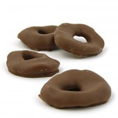 Apfelringe in Edel Vollmilch Schokolade 100g