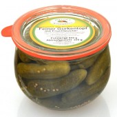 Feiner Gurkentopf mit Fruchtzucker 500g, Hofladen Austermann